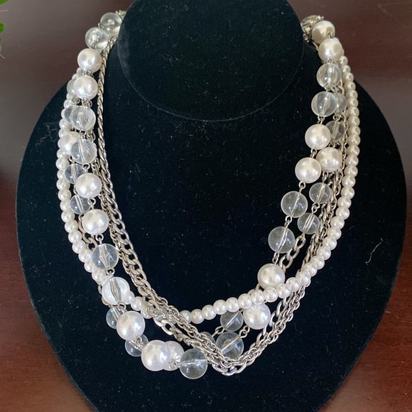 COOKIE LEE MULTI STRAND BEADED NECKLACE - FASHION JEWELRY 🌟EUC🌟 - Picture 3 of 13